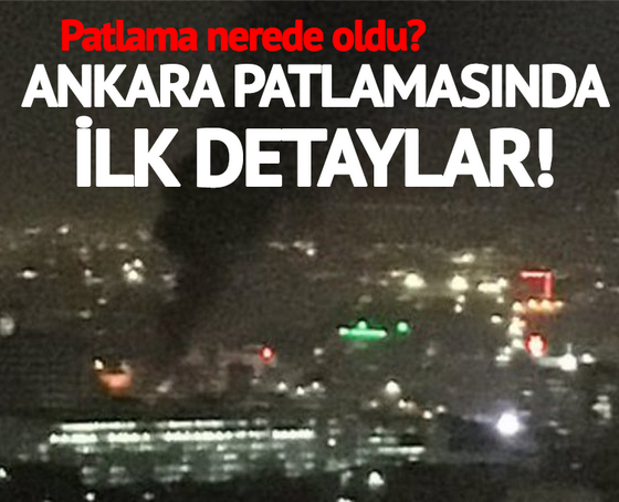 Ankara'da çok şiddetli patlama! Her yerden ambulans sesleri geliyor...