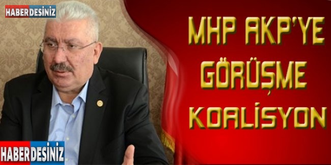 MHP  AKP'yle görüşme koalisyon