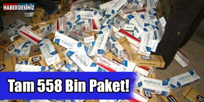 Tam 558 Bin Paket!