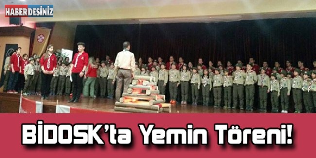 BİDOSK'ta Yemin Töreni