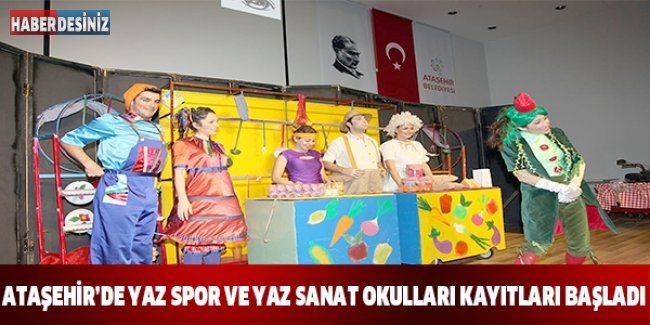 Ataşehir’de Yaz Spor ve Yaz Sanat Okulları kayıtları başladı