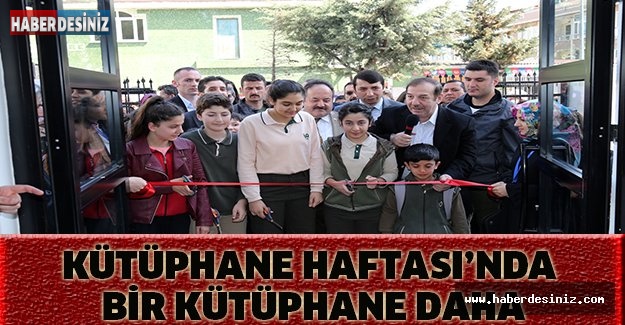 Kütüphane Haftası’nda bir kütüphane daha