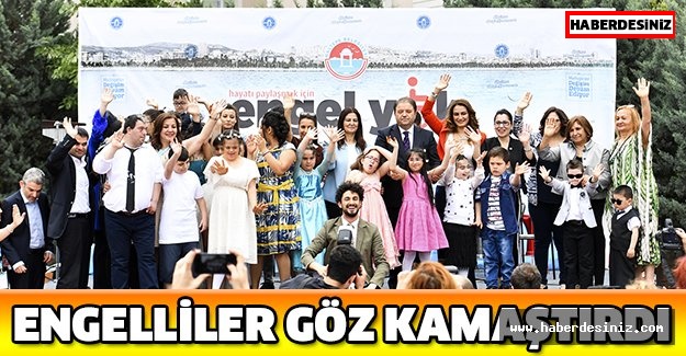 Engelliler göz kamaştırdı