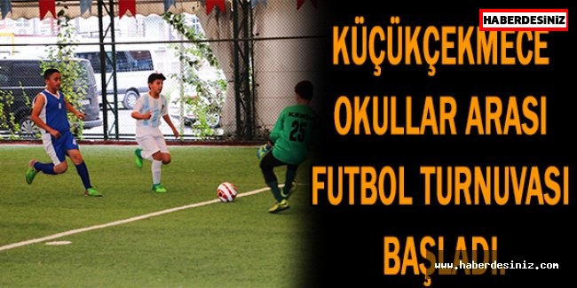 Küçükçekmece Okullar Arası Futbol Turnuvası Başladı.