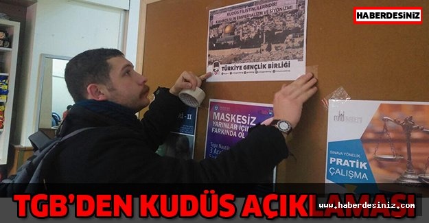 TGB’den Kudüs açıklaması