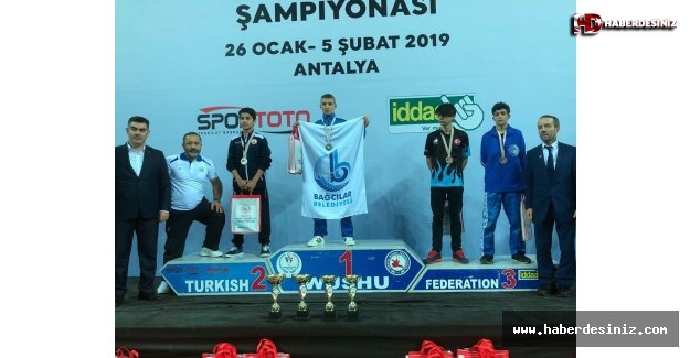 “Türkiye Wushu Kung Fu Şampiyonası’ndan Bağcılar Belediyesi şampiyon olarak döndü.