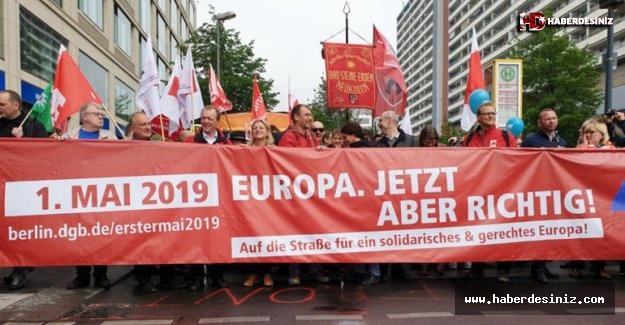 Almanya’da 1 Mayıs gösterileri başladı