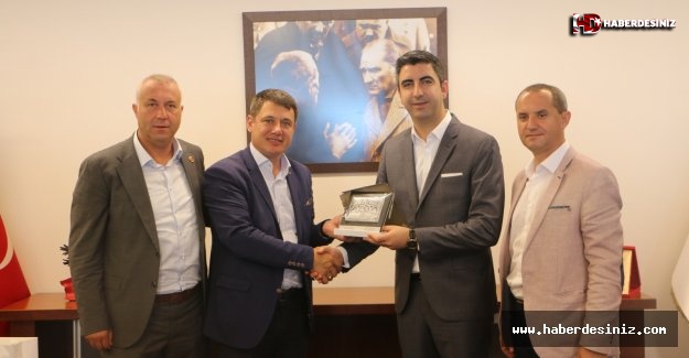 Ardino Belediye Başkanı Resmi Murad'dan Kartal Belediye Başkanı Gökhan Yüksel'e tebrik ziyareti