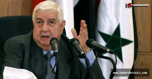 Suriye Dışişleri Bakanı Velid el-Muallim: Dış müdahale olursa askıya alırız