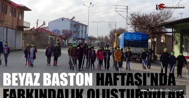 Beyaz Baston Haftası'nda Farkındalık Oluşturdular