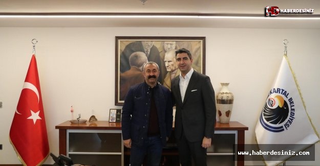 Tunceli Belediye Başkanı Fatih Mehmet Maçoğlu, Gökhan Yüksel'i ziyaret etti