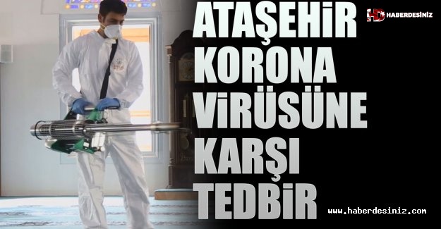 Ataşehir Belediyesi Okulları, İbadethaneleri Ve Parkları Mikrop Ve Virüslere Karşı İlaçlıyor