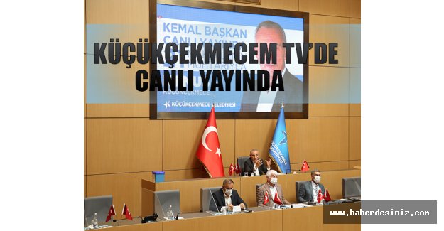 Kemal Başkan, 21 Mahalle Muhtarıyla Küçükçekmecem Tv’de Canlı Yayında