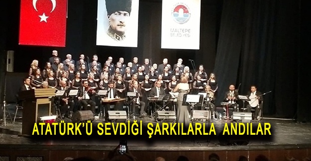 Atatürk’ü sevdiği şarkılarla andılar