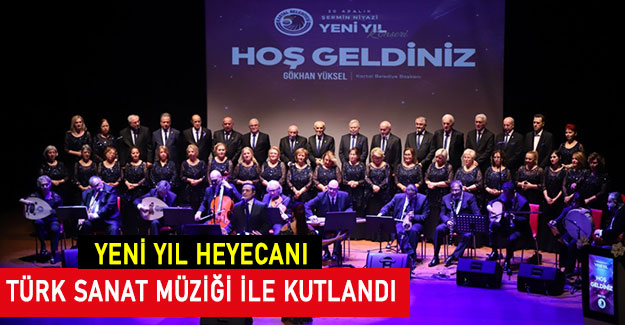 Kartal'da yeni yıla özel muhteşem Türk sanat müziği konseri