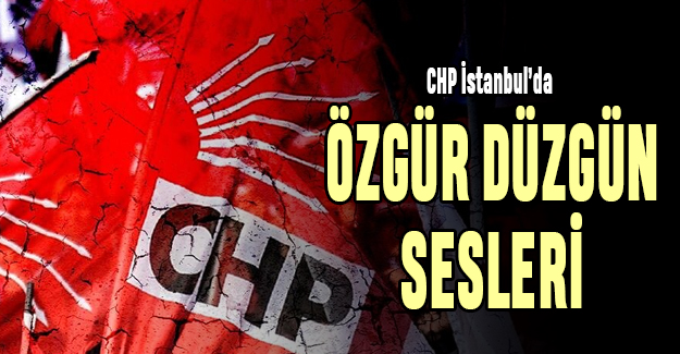CHP İstanbul’da Özgür Düzgün sesleri
