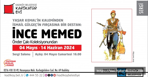 Kadıköy'de İnce Memed'in Çizgi Dünyası: Karikatür Sergisi Açılıyor