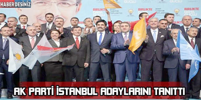 Ak Parti İstanbul adaylarını tanıttı