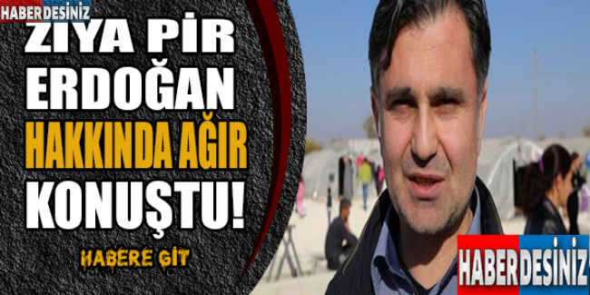 HDP adayı Ziya Pir: Erdoğan'ın yargılanmaktan kaçışı yok