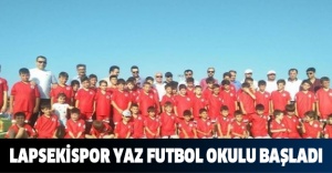 Lapsekispor Yaz Futbol Okulu Başladı