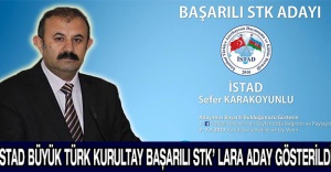 İSTAD Büyük Türk Kurultay başarılı STK’ lara Aday Gösterildi.