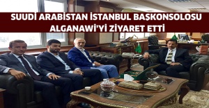 Suudi Arabistan İstanbul Başkonsolosu Alganawi'yi ziyaret etti