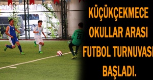 Küçükçekmece Okullar Arası Futbol Turnuvası Başladı.
