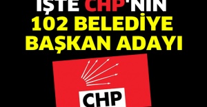 CHP belediye başkan adaylarını açıklandı !