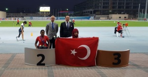 Engelli atletler Dubai'deki şampiyonanın ilk gününde 2 madalya kazandı