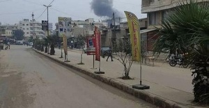 Afrin'de bomba yüklü araçla terör saldırısı.