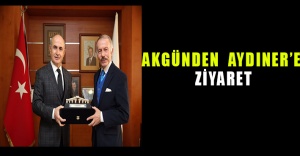 Hasan Akgün, Başkan Atila Aydıner’e nezaket ziyaretinde bulundu.