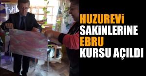 Huzurevi Sakinlerine Ebru Kursu Açıldı