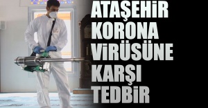 Ataşehir Belediyesi Okulları, İbadethaneleri Ve Parkları Mikrop Ve Virüslere Karşı İlaçlıyor