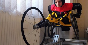 Altın Kız Hamide, Tokyo Olimpiyatları’na evde hazırlanıyor