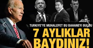 Biden Türkiye'yi hedef aldı, 'destekliyoruz' dediği muhalefet koro halinde 7 aya takıldı