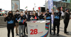 İstanbul’da Azerbaycan bayramı kutlaması