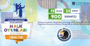 Kartal Belediyesi Uluslararası Halk Oyunları Festivali başlıyor