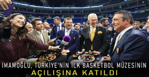 İmamoğlu, Türkiye'nin ilk basketbol müzesinin açılışına katıldı