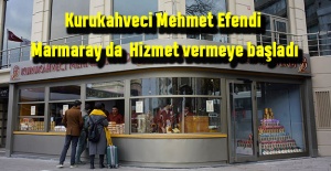 Kurukahveci Mehmet Efendi Marmaray da hizmet vermeye başladı