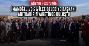 Ata'nın Huzurunda: İmamoğlu ve 26 İlçe Belediye Başkanı Anıtkabir Ziyaretinde Buluştu