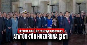 İstanbul'daki İlçe Belediye Başkanları, Atatürk'ün Huzuruna Çıktı