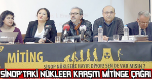Sinop’taki nükleer karşıtı mitinge çağrı