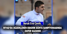 Doruk Erol Çevik, Riyad'da Düzenlenen Eskrim Dünya Şampiyonasında Zafer Kazandı